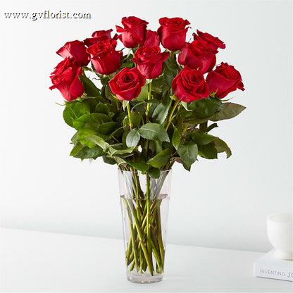 Long Stem Red Rose Bouquet –  Grass Valley Florist, Grass Valley CA
