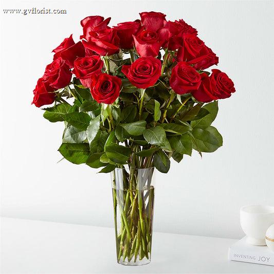 Long Stem Red Rose Bouquet –  Grass Valley Florist, Grass Valley CA