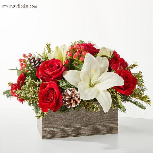 Snowy Wonderland Bouquet –  Grass Valley Florist, Grass Valley CA