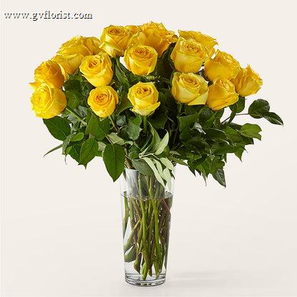 Long Stem Yellow Rose Bouquet –  Grass Valley Florist, Grass Valley CA