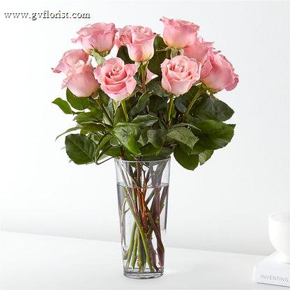 Long Stem Pink Rose Bouquet –  Grass Valley Florist, Grass Valley CA
