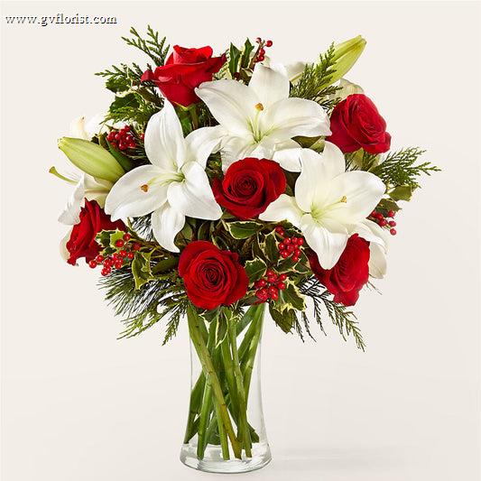 Sparkling Snowflakes Bouquet –  Grass Valley Florist, Grass Valley CA