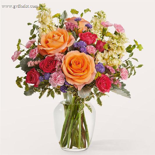 Tangerine Tango Bouquet –  Grass Valley Florist, Grass Valley CA
