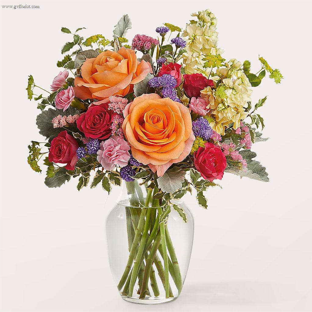 Tangerine Tango Bouquet –  Grass Valley Florist, Grass Valley CA