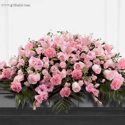 Garden of Comfort Casket Spray (Standard) –  Grass Valley Florist, Grass Valley CA