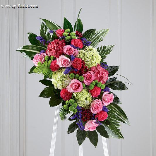 Refreshing Mix Standing Spray –  Grass Valley Florist, Grass Valley CA