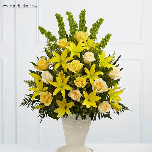 Golden Memories Arrangement –  Grass Valley Florist, Grass Valley CA