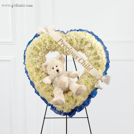 Precious Child Standing Heart –  Grass Valley Florist, Grass Valley CA
