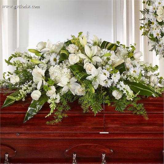 Abundance Casket Spray –  Grass Valley Florist, Grass Valley CA