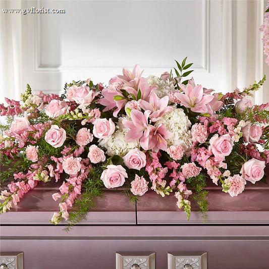 Life & Remembrance Casket Spray –  Grass Valley Florist, Grass Valley CA