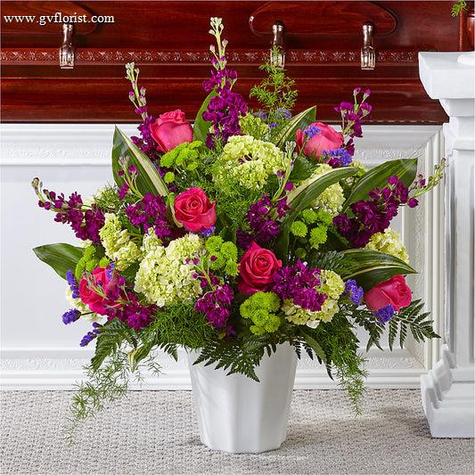 Beautiful Horizons Floor Basket –  Grass Valley Florist, Grass Valley CA