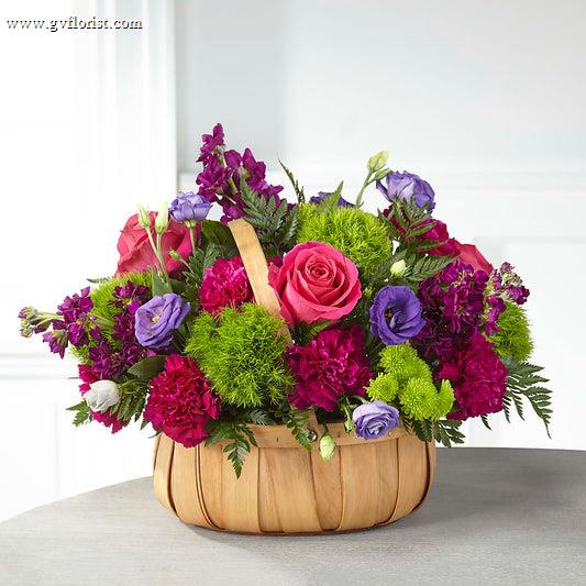 Serene Sanctuary Basket –  Grass Valley Florist, Grass Valley CA