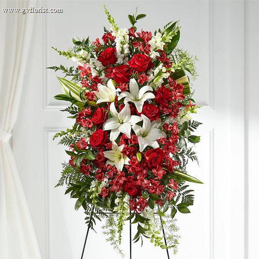 Everlasting Memory Standing Spray –  Grass Valley Florist, Grass Valley CA