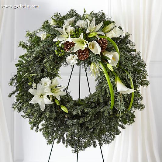 Greens of Hope Wreath –  Grass Valley Florist, Grass Valley CA