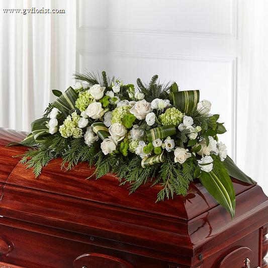 Hopeful Gesture Casket Spray –  Grass Valley Florist, Grass Valley CA