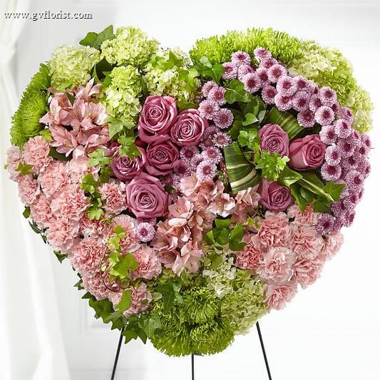 Heartwarming Standing Heart –  Grass Valley Florist, Grass Valley CA