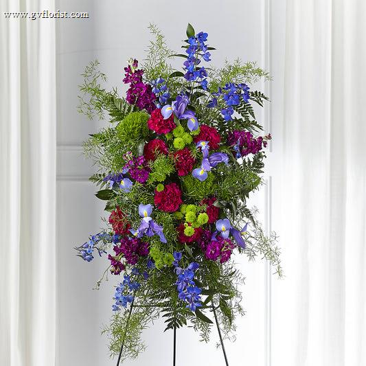 Heavenly Skies Standing Spray –  Grass Valley Florist, Grass Valley CA