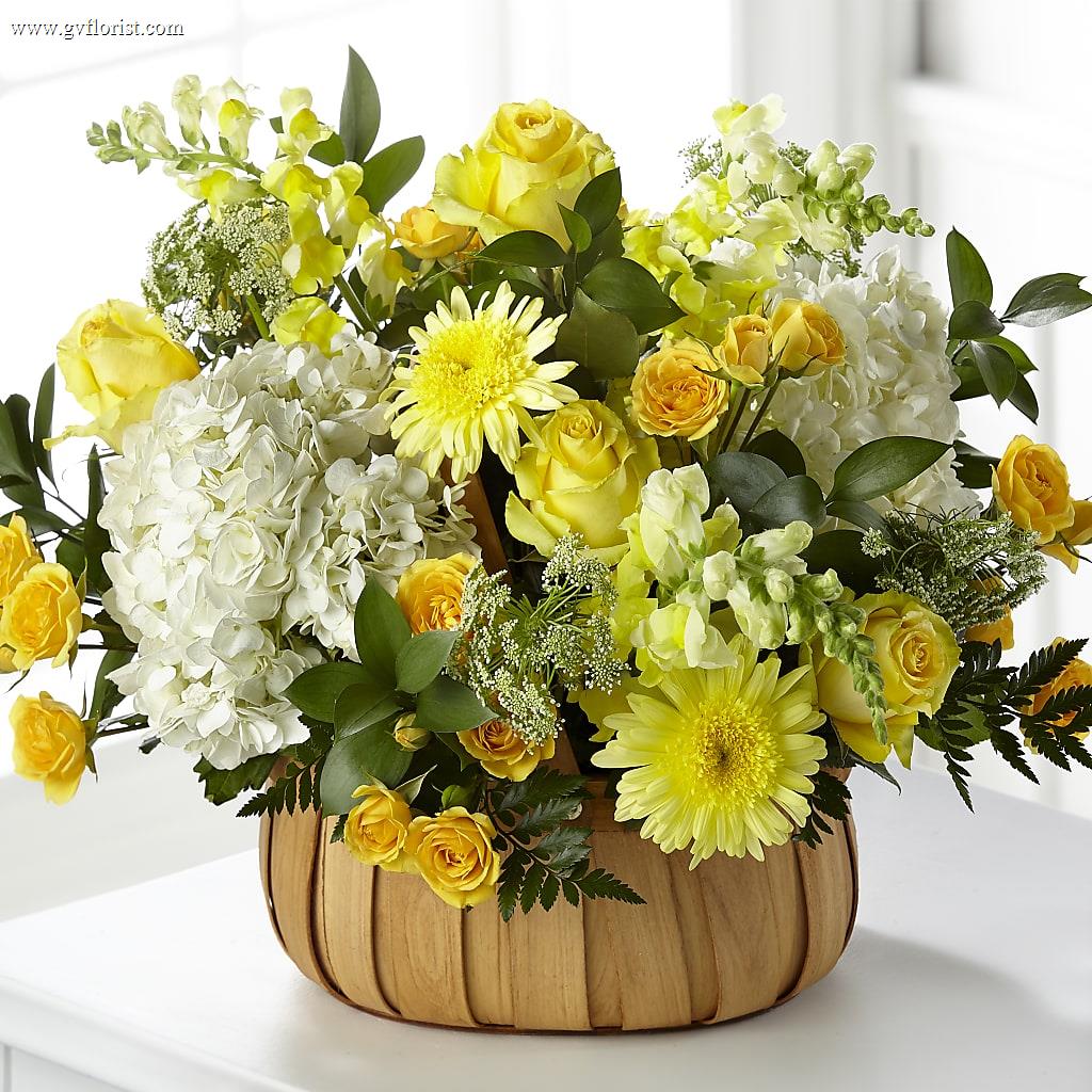 Rustic Remembrance Basket – Grass Valley Florist, Grass Valley CA