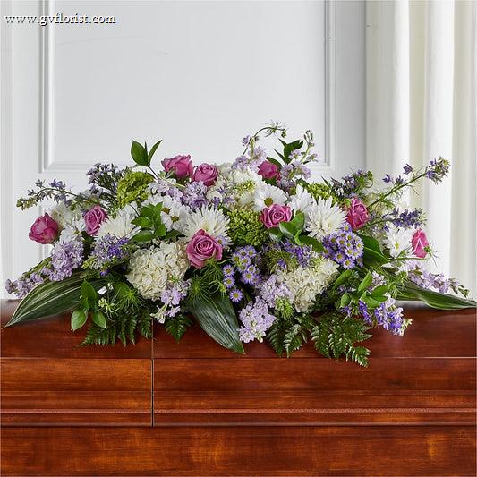 Meadows of Serenity Casket Spray –  Grass Valley Florist, Grass Valley CA