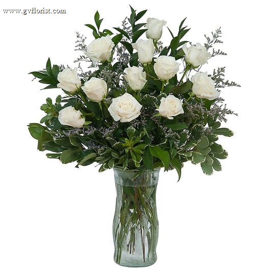 White Rose Elegance –  Grass Valley Florist, Grass Valley CA