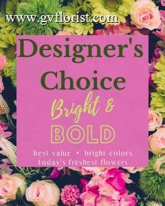 Designer's Choice - Bright & Bold –  Grass Valley Florist, Grass Valley CA