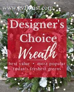 Designer's Choice - Wreath –  Grass Valley Florist, Grass Valley CA