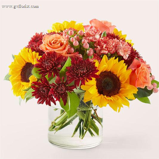 September Sunset Bouquet –  Grass Valley Florist, Grass Valley CA
