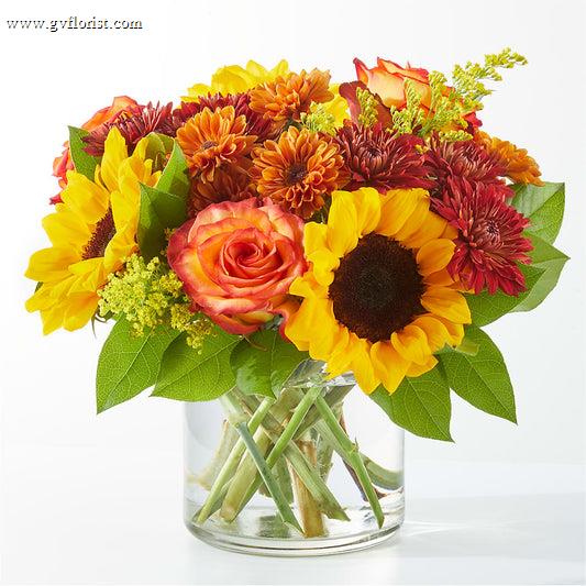 Flannel Scarf Bouquet –  Grass Valley Florist, Grass Valley CA