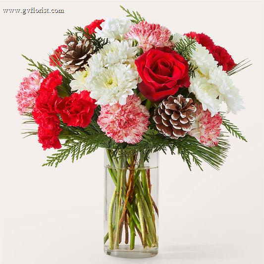 Candy Cane Lane Bouquet –  Grass Valley Florist, Grass Valley CA