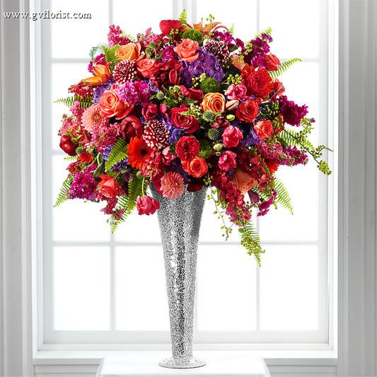 Flower Jeweled Arrangement –  Grass Valley Florist, Grass Valley CA