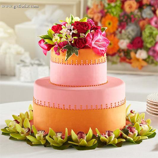 Sweet Citrus Cake Decor –  Grass Valley Florist, Grass Valley CA