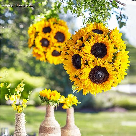 Sublime Garden Hanging Arrangement –  Grass Valley Florist, Grass Valley CA