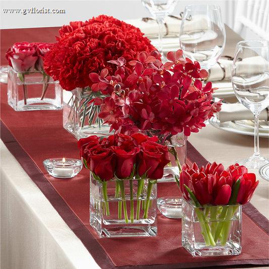 Modern Grace Centerpiece –  Grass Valley Florist, Grass Valley CA